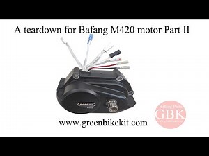 A teardown for Bafang M420 motor part II