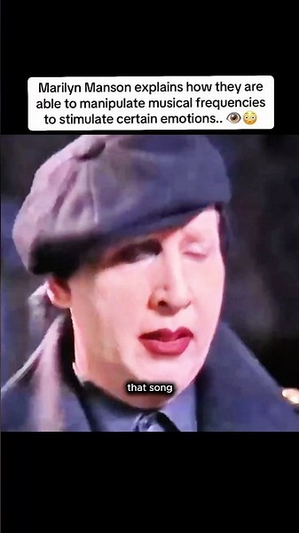 Marilyn Manson explains how songs can be made to change emotions through frequencies.. 👁️🤯