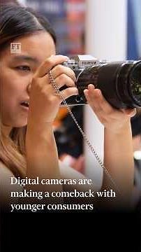 Digital cameras are making a comeback with younger consumers | FT #shorts
