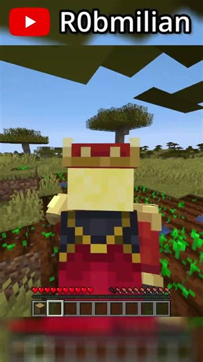 Minecraft but I have to mimic every mob I see #minecraft #shorts #robmilian