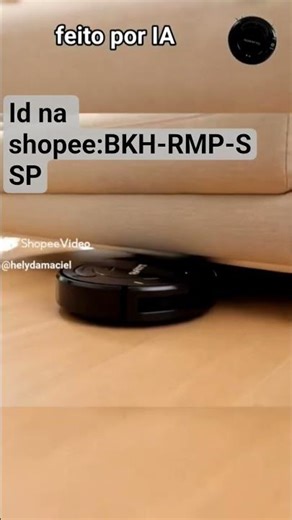 #anuncio#shopee#roboaspirador #robôaspirador ID:BKH-RMP-SSP pesquise na shopee com esse ID