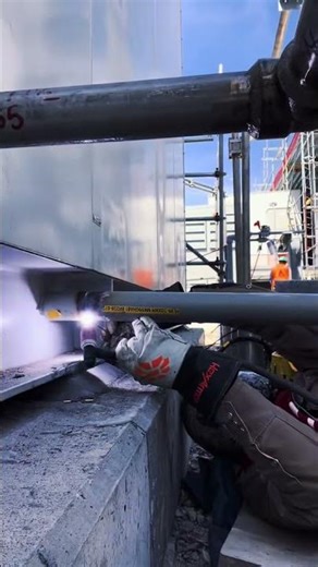 Tig welding open butt stainless steel pipe! 308L filler. #pipewelding #welding #tigweld #tig