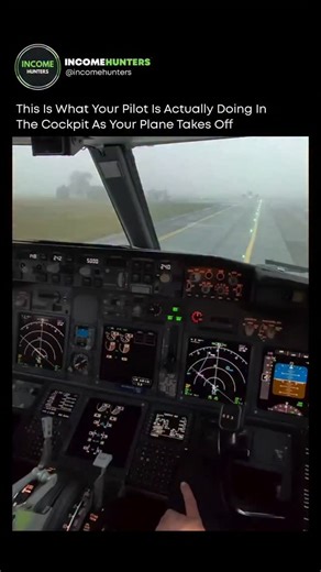 Politics / Finance / News / Tech on Instagram: "Your takeoff feels smooth — but in the cockpit, it’s a masterclass in precision. 🛫 Commercial pilots spend years preparing for this moment. Over 1,500 flight hours, endless simulator drills, and strict evaluations train them to handle every failure scenario imaginable. When the plane begins its roll, the pilot executes a timed, structured sequence: checking thrust, flap settings, fuel balance, navigation systems, runway alignment, and instrument a