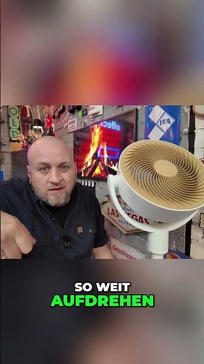 This fan saves on heating costs and can be used anywhere!