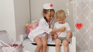 Watch Kids are playing doctor game. on Amazon Live
