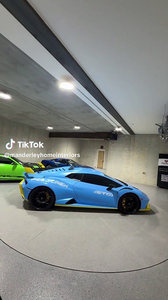 Why do you need a car turntable? 🤔 Not only is it a total showstopper 🤩—but it also makes maneuvering into this tricky L-shaped garage a breeze. Build: raykonconstruction #CarTurntable #LuxuryGarage #bringatrailer #DreamGarage #SmartHomeDesign #ArchitecturalDetails #DesignInspo #GarageGoals #HomeInnovation #ModernLiving #AutomotiveDesign #LShapedGarage #JawDropper #LuxuryLiving #uvparade