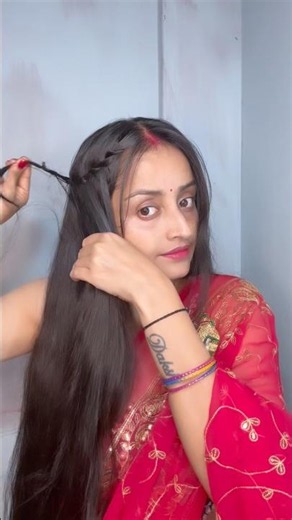 Simple open hairstyle for school girls 😍😊#openhairstyles #viral #trendingshorts #shortsviral