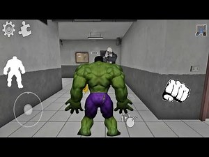 Escaping as Hulk in ice Scream 4 | Outwitt Mod