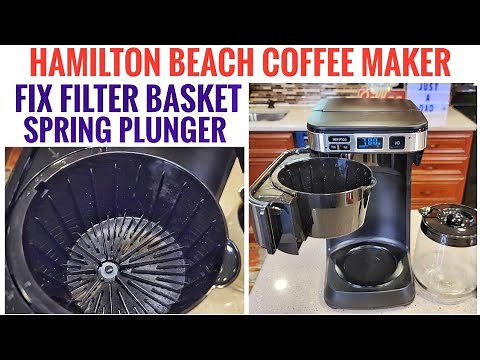 FIX Hamilton Beach 12 Cup Coffee Maker Front Access 46310 BREW BASKET LEAKING