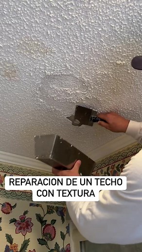 1.4M views · 7.3K reactions | Como Reparar un techo con textura | Animal World | Facebook