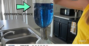 Weather experiment: Tornado in a bottle