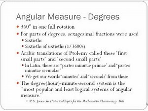 Angular Measure