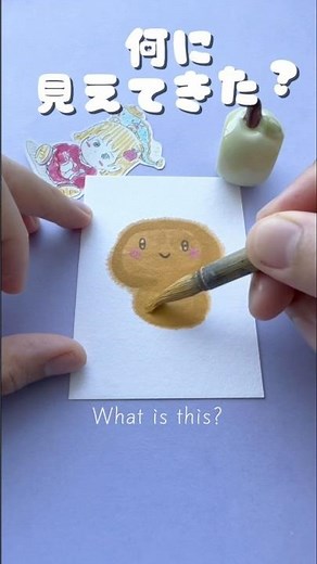 Can even beginners draw easily with this? This video explains how to draw a toy poodle with crayo...