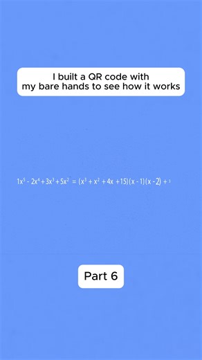 I built a QR code with my bare hands to see how it works #experiment #didyouknow #education #engineering #science