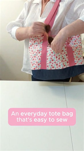 Easy Tote Bag Sewing Pattern