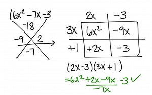Factoring ax^2   bx   c | Educreations