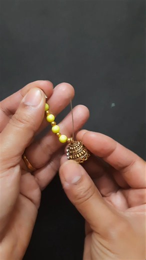DIY Safety Pin Earrings 🧷 #shorts #diy #hack #earrings #handmade #jewellery