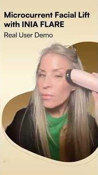 INIA FLARE Microcurrent Device | Before & After Results