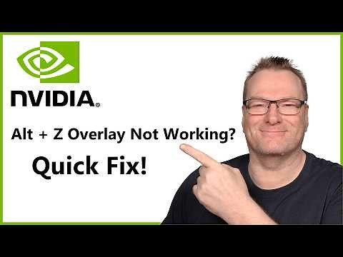 How to fix Alt + Z Overlay Not Working?