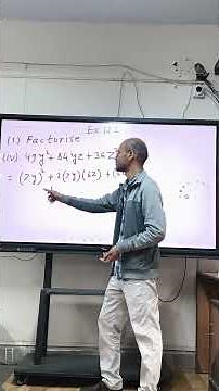 class 8th Maths Chapter 12 Factorisation, exercise 12.2 question number 1(4), maths by Arun Sir