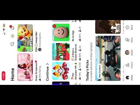 Levi playing with various Roblox games