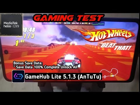 Hot Wheels: Beat That! | GameHub Lite 5.1.3 AnTuTu | Mediatek Helio G99 | Infinix Note 30