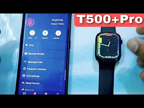 T500+ Pro Smart Watch Full Setup | Series 8 🔥| Unboxing and Review | How to pair T500+ with Phone?