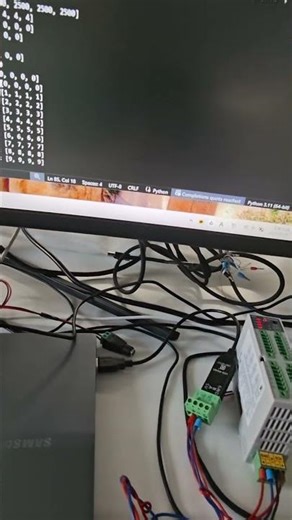 [코봇시스템] M74 온도 콘트롤러 RS485 통신 시연 (윈도우 11 파이썬 pymodbus 사용)