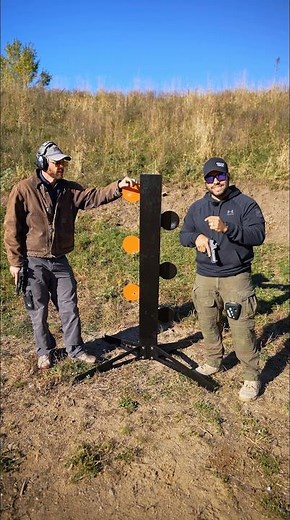 Dualing Tree Target by Shoot Steel