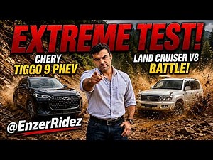 Chery Tiggo 9 PHEV Extreme Test | Off-Roading, ADAS & Land Cruiser V8 Battle!