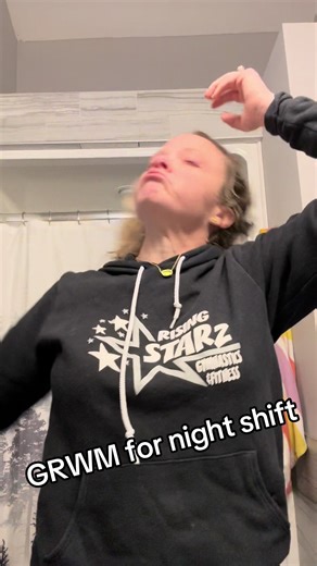 GRWM trying a new tinted skincare, typology. #typology #skincare #GRWM #workingmom #nightshift