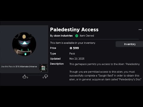 is paledestiny is broken but is it worth it B 10: Alternate Universe