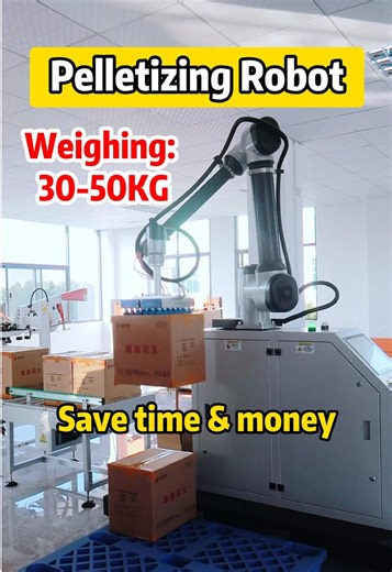 palletizing robot #palletizingrobot #palletizer #packingmachine #palletizingmachine #factory