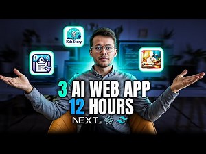 Build 3 AI NextJs Full Stack App | React, Tailwind css | Complete AI Course
