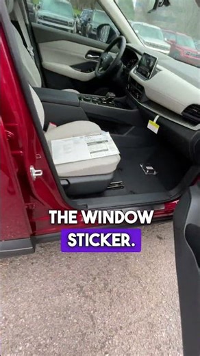 2026 Nissan Rogue Dark Armor-Window Sticker