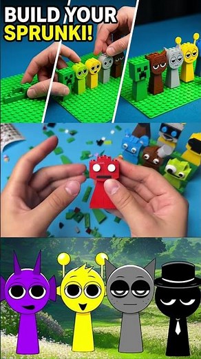 Build Gray Sprunki In LEGO #build #sprunki #lego #asmr