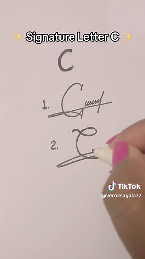 Creative Signature Ideas for Letter C | Artist Inspiration