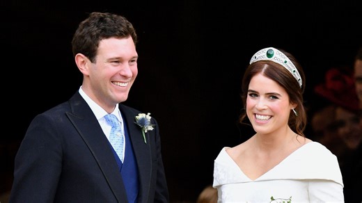 Princess Eugenie and Jack Brooksbank celebrate anniversary with previously unseen wedding day snap
