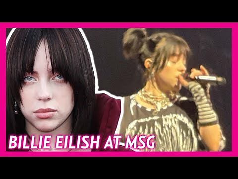 Billie EIlish Meets Fans & Performs At MSG Amid Kanye West & Travis Scott Drama