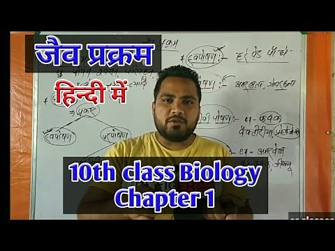 10 class biology chapter 1 in hindi | life process in hindi.