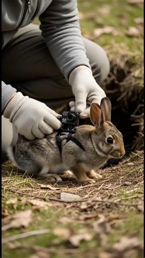Rabbit Navigates Underground Maze #POV #Wildlife