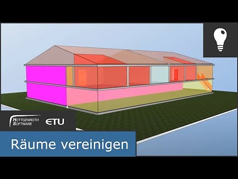 Räume vereinigen - HottCAD