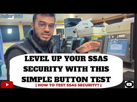 SSAS Security Button Test | How to test SSAS security? | inmarsat