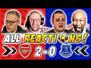 Arsenal and Rivals & Haters Fan Reactions to Arsenal 2-0 Everton | Premier League Fan Reactions