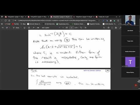 Calculas I Integral Lecture -IV