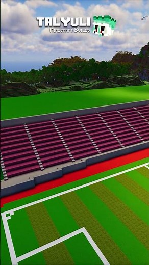 Minecraft | How to Build a Camp Nou - Part 1 🔴🔵⚽🏟️ #minecraft #minecraftshorts