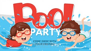 Pool Party - Title Graphics