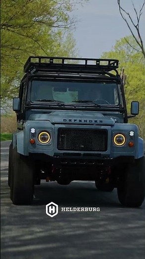 Driving a 110 Defender Restoration by Helderburg #defender #landrover