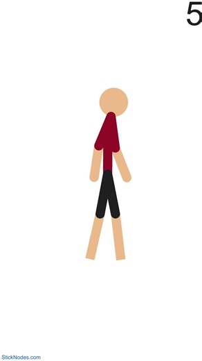 tutorial walking animation on stick noDes