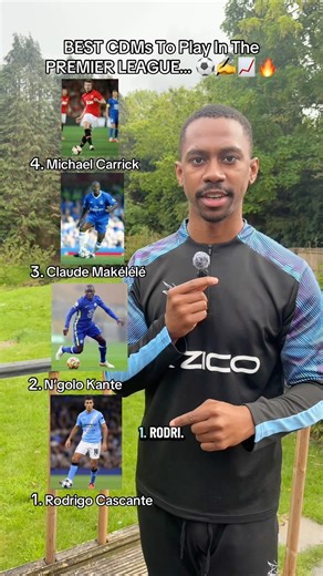 BEST CDMs To Play In The PREMIER LEAGUE… ⚽️✍️📈🔥